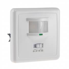 PIR Bewegungsmelder mit Akustik-Sensor, 160� wei� 230V 1-1200W Unterputz UP Led geeignet 3-Draht - Bild vergr��ern 