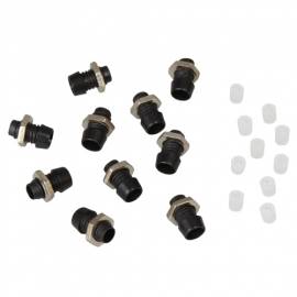 100 Fassungen f�r 3mm Leds schwarz - Bild vergr��ern 