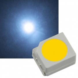 SMD Led 3528 PLCC2 kaltwei ~8000K 3,0-3,2V 20mA - Bild vergrern 