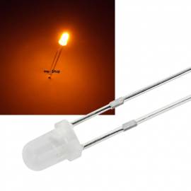 3mm Led DIFFUS orange 700mcd 60 610~615nm 2,0-2,2V 20mA - Bild vergrern 