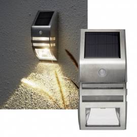 Solar Led Wandleuchte -WALLY- 50lm mit Bewegungsmelder - Bild vergrern 