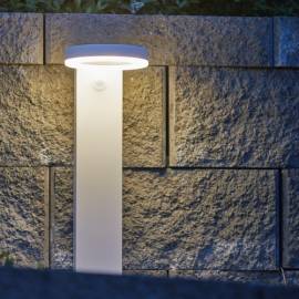 Lichtstarke Solar Standleuchte -VIDI- 60x16cm mit Bewegungsmelder 500lm - Bild vergr��ern 