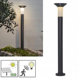 Lichtstarke Solar Wandleuchte -VALTA- 55/90x17cm mit Bewegungsmelder 15/400lm - Bild vergr��ern 