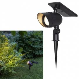 LED Solar Strahler -SPOT120- 120lm mit groem Solarpanel z.B. Pflanzen- & Garten-Beleuchtung - Bild vergrern 