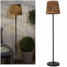 hochwertige Solar Led Standleuchte -CESTA- 127x28cm outdoor Stehleuchte f�r Garten Balkon & Terrasse - Bild vergr��ern 
