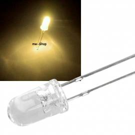 5mm Led golden-warmwei� 6000mcd 40� 2500~2700K 2,8-3,2V 20mA - Bild vergr��ern 