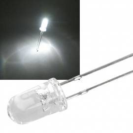 5mm Led pur wei 22000mcd 18 ~5600K 2,9-3,5V 20mA - Bild vergrern 