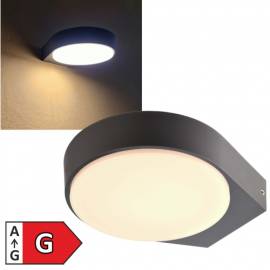 Led Auen Wandleuchte -VIRGINIS- warmwei IP65 230V 12W 500lm Wandaufbauleuchte Deko-Light - Bild vergrern 