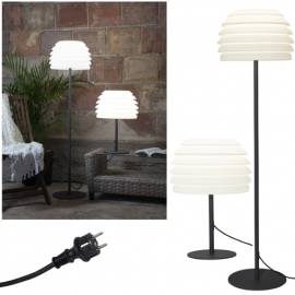 Stand- o. Tischleuchte RHODOS mit E27-Fassung 230V M�bellampe LED Gartenleuchte IP65 - Bild vergr��ern 