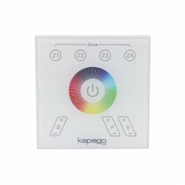 RGB Funk Wand-Touch-Panel 843020 4 Zonen Fernbedienung fr KAPEGO Controller RF Color| Wandsteuerung - Bild vergrern 