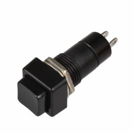 Druckschalter schwarz 1x EIN/AUS 250V/1A AC Schalter - Bild vergrößern