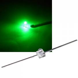 mini Leds 2,2x2,2mm gr�n 520~525nm 3,0-3,3V 20mA axial - Bild vergr��ern 