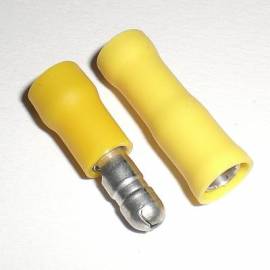 10 Paar Rundsteckverbinder in GELB f�r Kabel 4,0-6,0mm� Rundsteckerh�lse & Rundstecker - Bild vergr��ern 