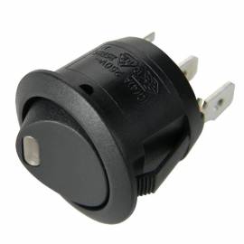 Led Wippschalter rund EIN/AUS 250V 10A mit roter Led - Bild vergrößern