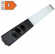 Led Unterbauleuchte ARUSHA mit Steckdose +USB A&C 60cm 230V 18W schwarz