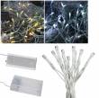 Led Lichterkette 10/20/30/50 Leds mit TIMER batterie-betrieben Innen, Led-Abstand 15cm