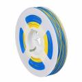 100m Zwillingslitze / Litze GELB-BLAU 2x 0,04mm auf Spule