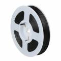 100m Zwillingslitze / Litze SCHWARZ 2x 0,04mm auf Spule