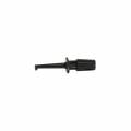 Miniatur Klemm-Prüfspitze schwarz mini 53mm
