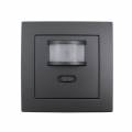 FLAIR Bewegungsmelder 1535-330 anthrazit 250V~ 160 1-500 W Led geeignet inkl. Rahmen UP 3-Draht