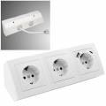 3-fach + USB-C mit PD 3.0 & USB-A Steckdosenblock Flair weiß-matt 1535386 250V~ 16A Aufbau-Montage