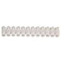 Lüsterklemmen transparent für 1,5-2,5mm, 12 Klemmen Messingeinsatz
