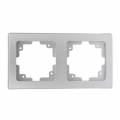 DELPHI 2-fach Rahmen 21114 silber