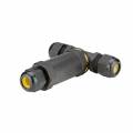 Kabel-Abzweigmuffe T-Verbinder 110x28mm IP68 wasserdicht 3polig 230V Kabelverbinder