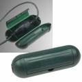 Sicherheits-Schutzbox GRÜN für Kabel IP44 205 x  68mm