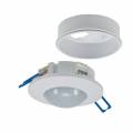 PIR Decken Einbau-/Aufbau- Bewegungsmelder FLAT 230V 800W LED geeignet Aufputz- Unterputzmontage