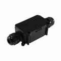 Kabel-Verbindungsdose 2-fach IP66 schwarz für Erdkabel Außen-Bereich outdoor