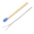    ca. 1000m Zwillingslitze / Litze TRANSPARENT 2x 0,04mm