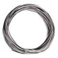  10m Zwillingslitze / Litze SCHWARZ-WEIß 2x 0,04mm