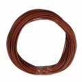 10m Zwillingslitze / Litze braun-braun 2x 0,09mm