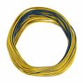 10m Zwillingslitze / Litze gelb-blau 2x 0,09mm