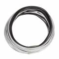 10m Zwillingslitze / Litze schwarz-weiß 2x 0,09mm
