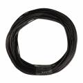 ca. 610m Zwillingslitze / Litze SCHWARZ 2x 0,14mm