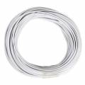 10m Zwillingslitze / Litze WEIß-WEIß 2x 0,14mm