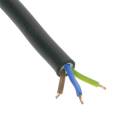 1 Meter Erd-Kabel NYY-J 3x 1,5mm Meterware