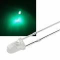 3mm Led kalt-grün 8000mcd 30 510~519nm 3,2-3,4V 20mA