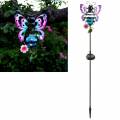 Solar LED Gartenstab-Leuchte SCHMETTERLING 85x16cm Solarleuchte Gartenleuchte Tier