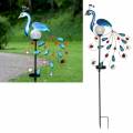 Solar LED Gartenstab-Leuchte PFAU 80x35cm Solarleuchte Gartenleuchte Tier