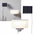 LED Solar Wand-Strahler EXTRA HELL 350lm mit Bewegungsmelder & Dämmerungssensor