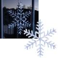 LED Acryl Schneeflocke Antarctica  40cm Kaltweiß beleuchtet für Innen & Aussen, Leuchtelement