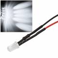10x 5mm Leds WEIß mit 25cm Kabel 12 Volt DC / Led fertig verkabelt 12 V, cable wired