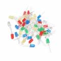 Sortiment mit ca 100 Stück 5mm Leds blau rot grün gelb weiß