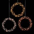 LED Licht Kranz  30/45/50cm Curly Dewdrops warmweiß beleuchtet / Design Lichterkranz