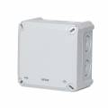 f-tronic Aufputz Feuchtraum Abzweigkasten IP66 NEPTUN Compact 7 Kabeleinführungen 85x85x54mm