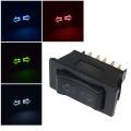  KFZ Fensterheber-Schalter 12V 10A Led beleuchtet Taster 5-Pin Universal