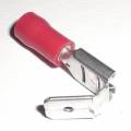 10 Flachsteckhülsen mit Abzweig 6,3x0,8mm ROT für Kabel 0,5-1,5mm Kabelschuhe